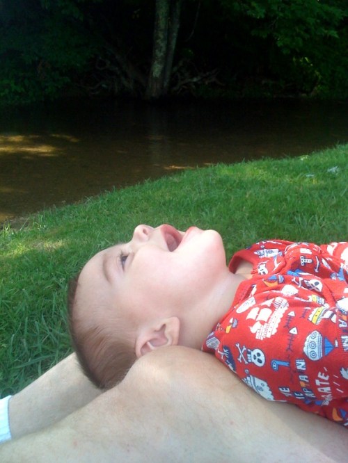 Benjamin Daniel Stewart enjoying the North Carolina Mountain Sky
